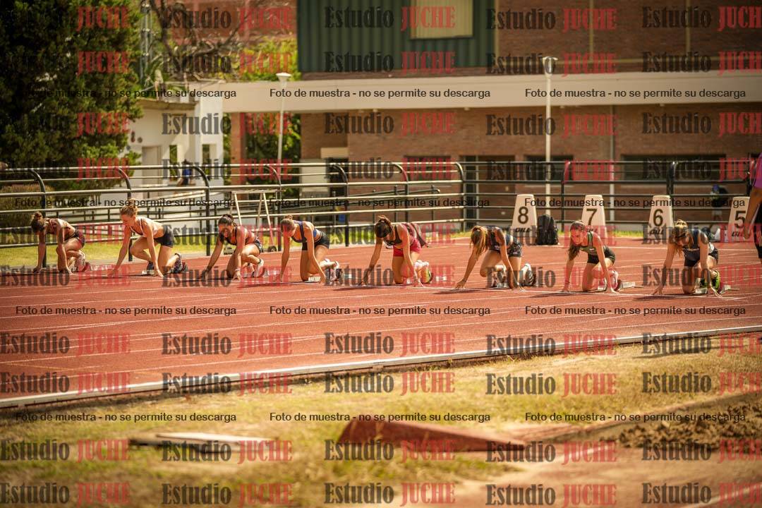 Fotos de los 100 m con vallas de mujeres