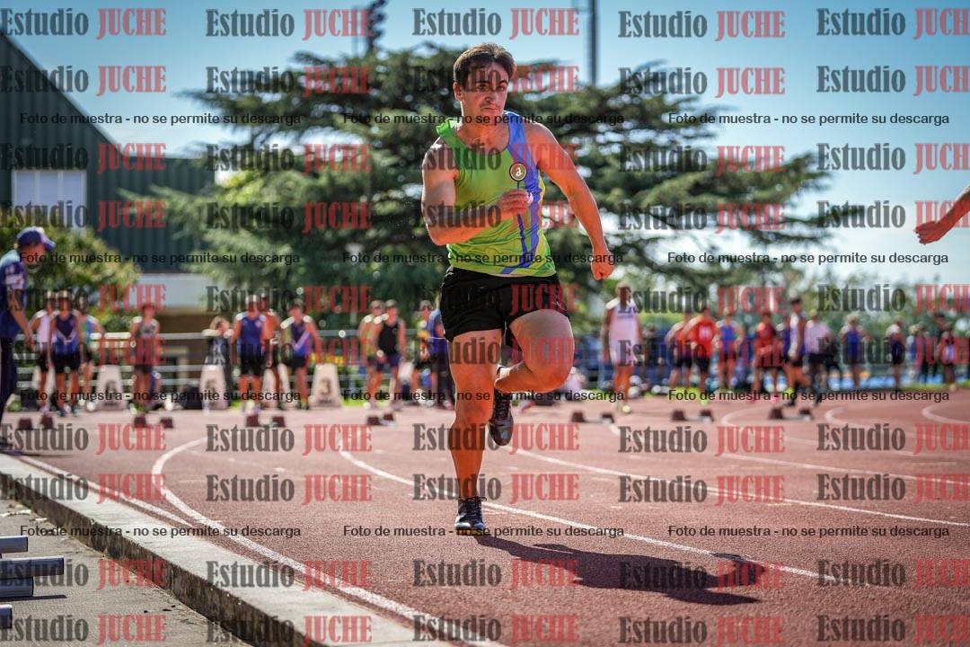 Fotos de los 100 m llanos de varones