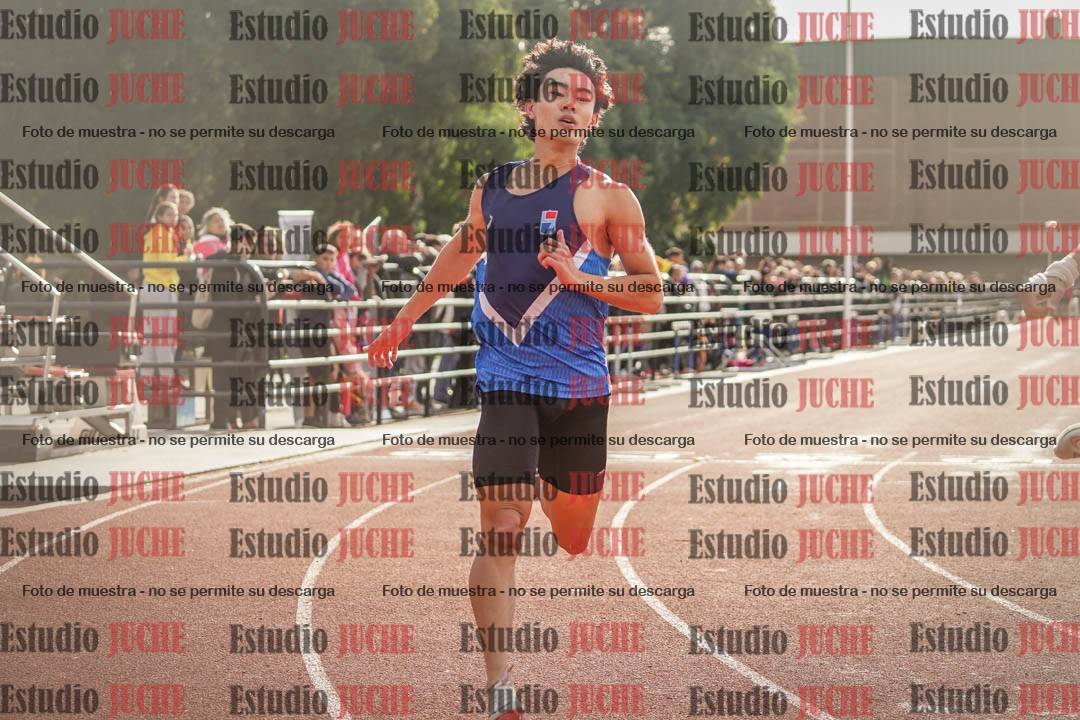 Fotos de los 100 m llanos de varones