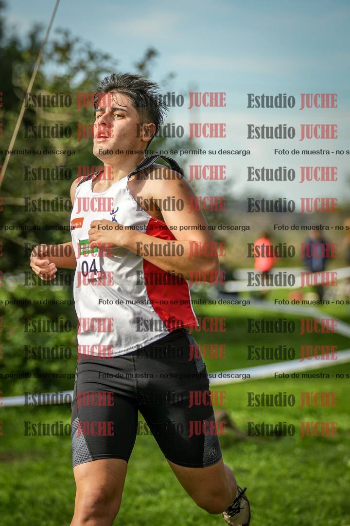Fotos de la llegada del cross de 4000 m - varones