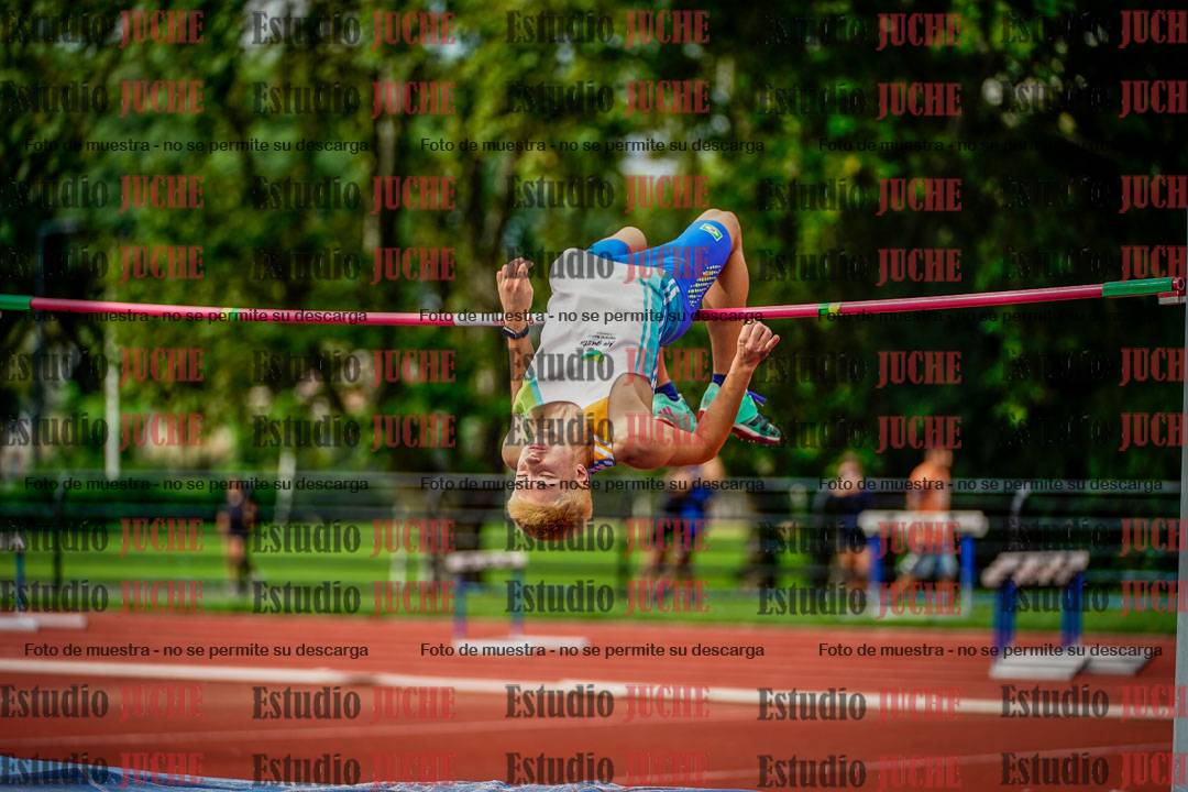 Fotos del salto en alto de varones