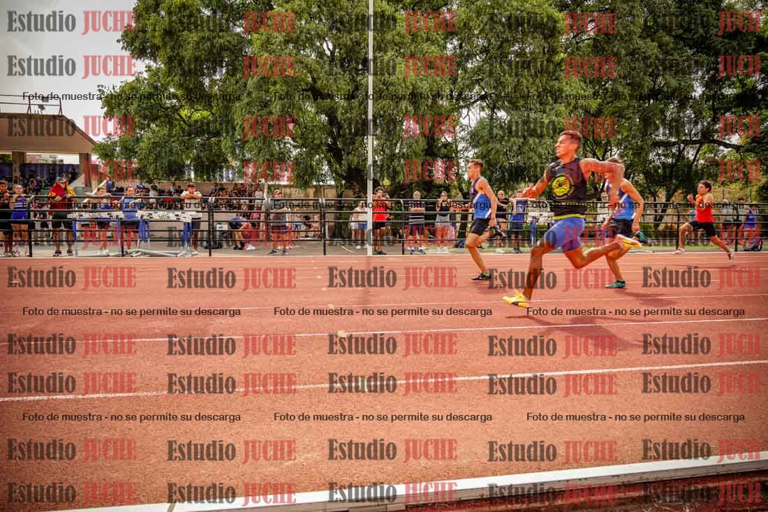 Fotos de los 100 m llanos de varones