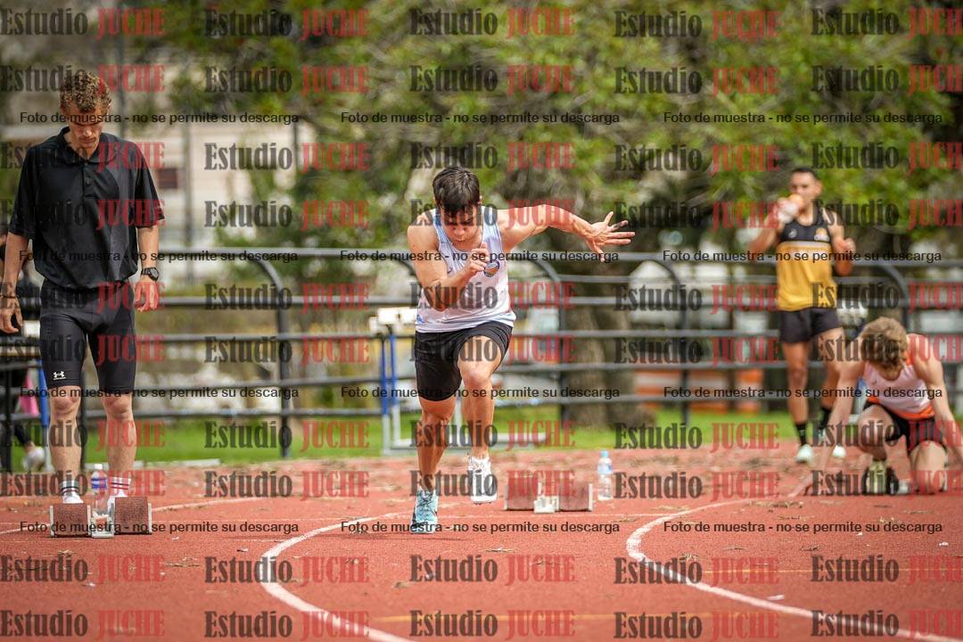Fotos de los 200 m llanos de varones