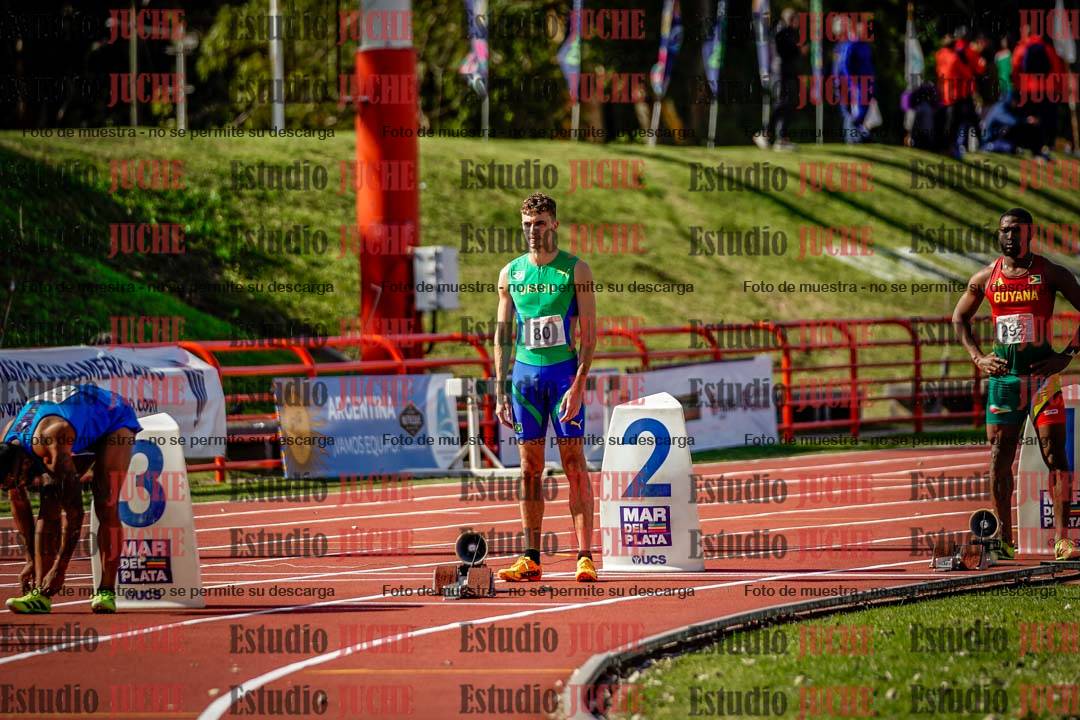 Fotos de los 200 m llanos de varones