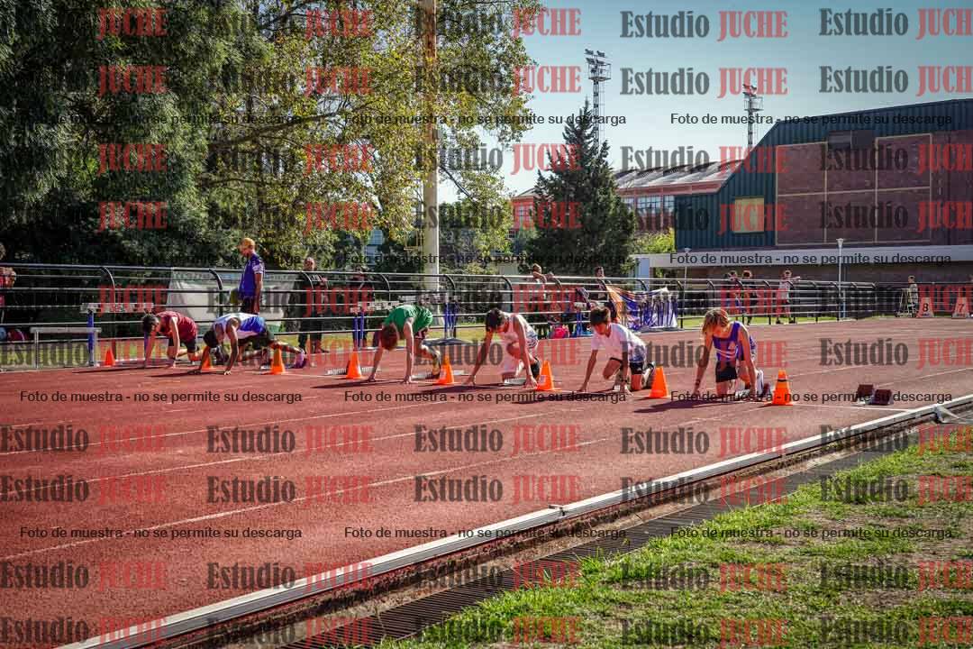Fotos de los 80 m llanos de varones