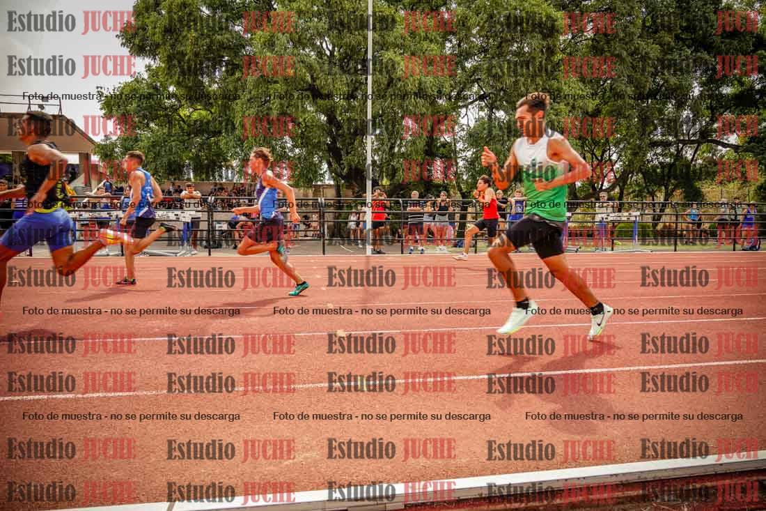 Fotos de los 100 m llanos de varones
