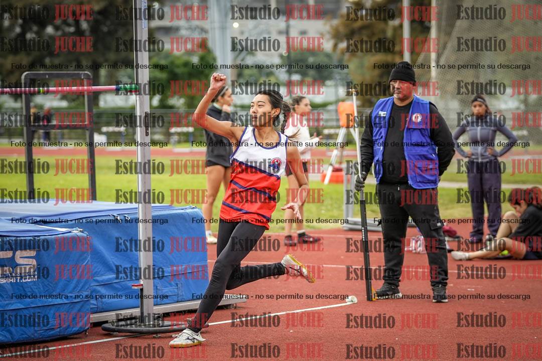 Fotos del salto en alto de mujeres