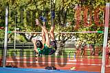Fotos del salto en alto de varones