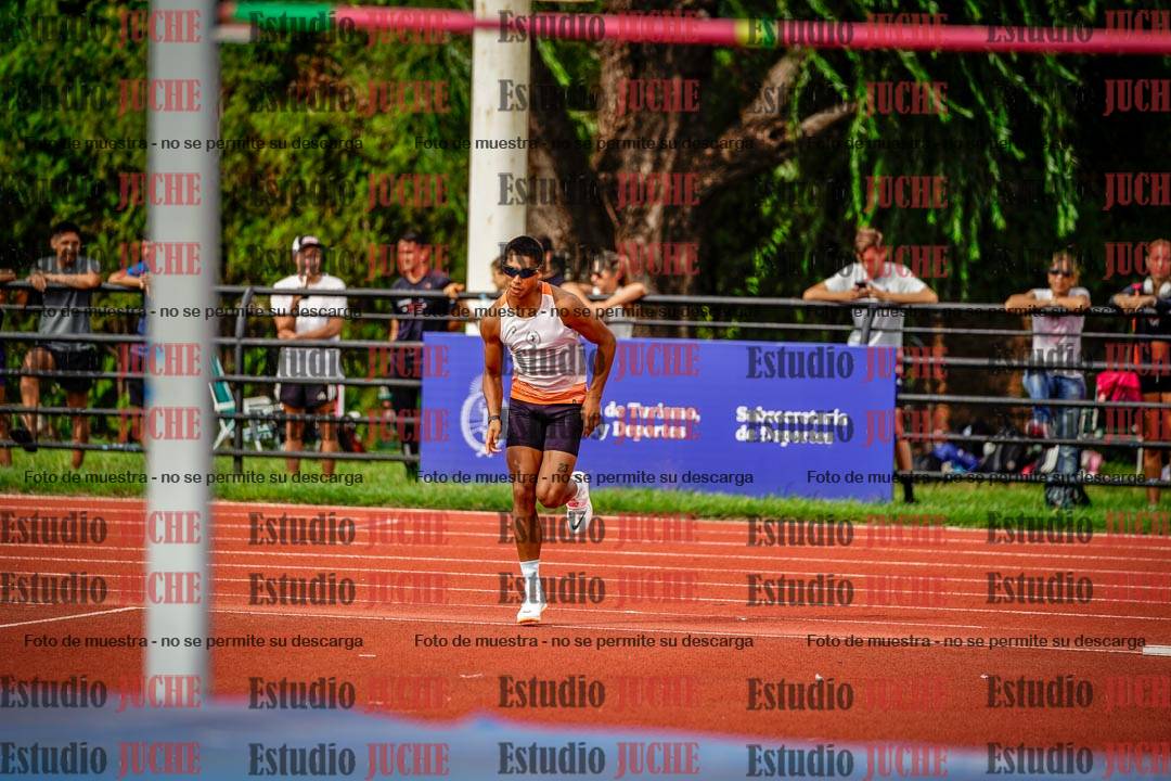 Fotos del salto en alto de varones