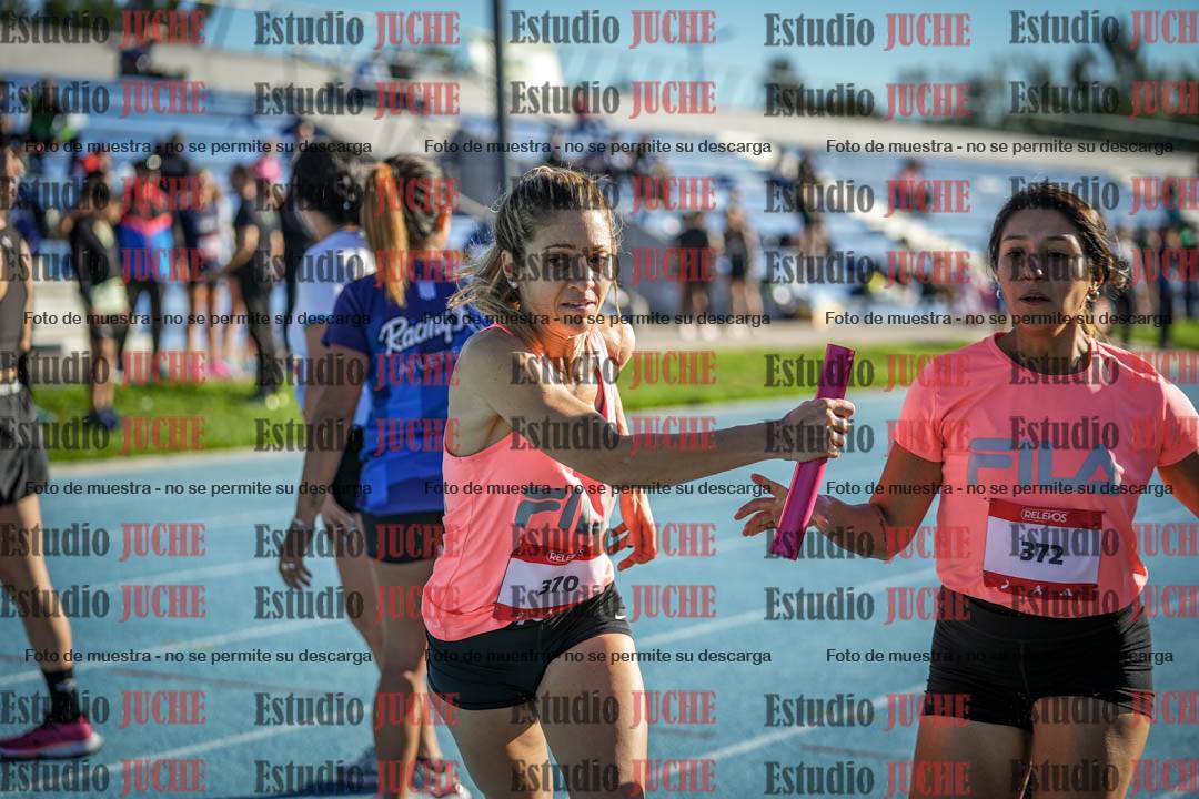 Fotos durante los relevos