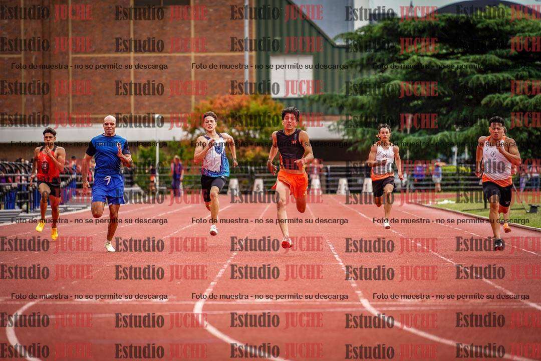 Fotos de los 200 m llanos de varones