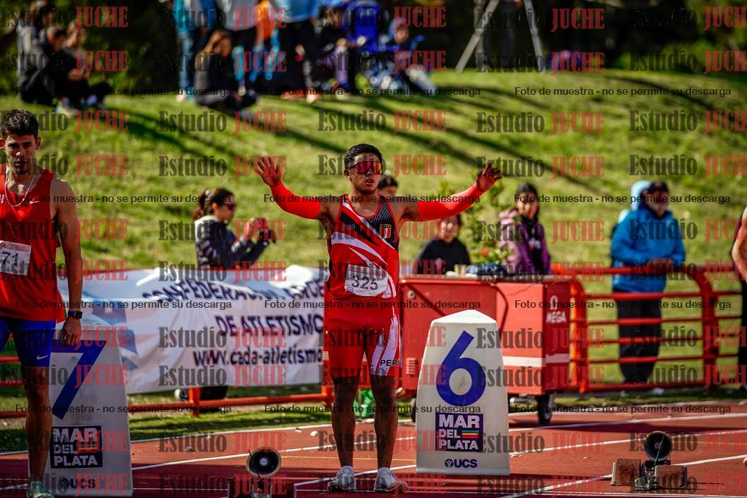 Fotos de los 200 m llanos de varones