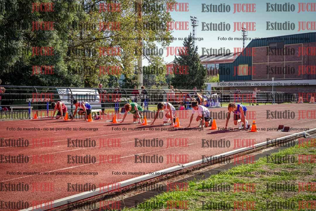 Fotos de los 80 m llanos de varones