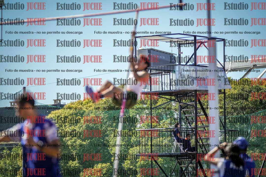 Fotos del salto con garrocha de mujeres y varones