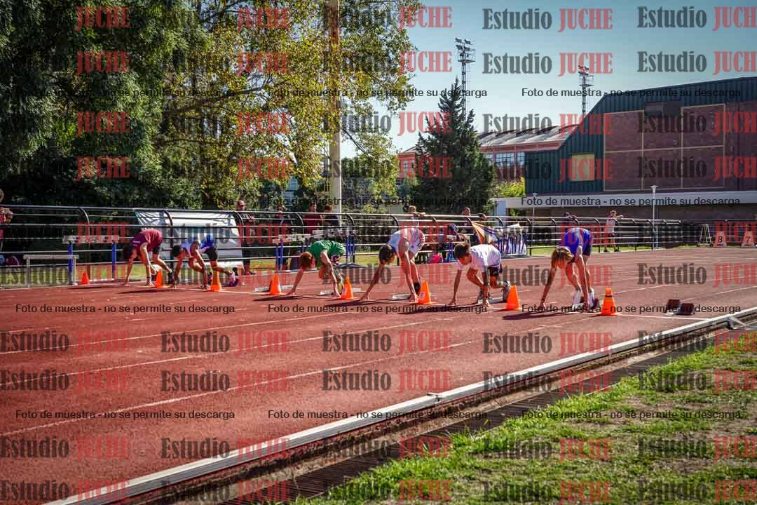 Fotos de los 80 m llanos de varones