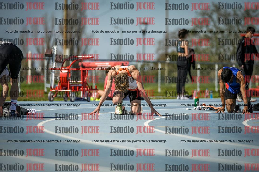 Fotos de los 200 m llanos de varones