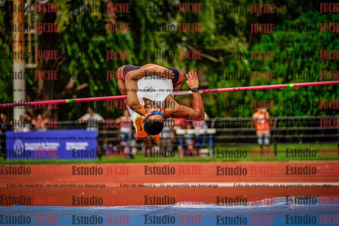 Fotos del salto en alto de varones