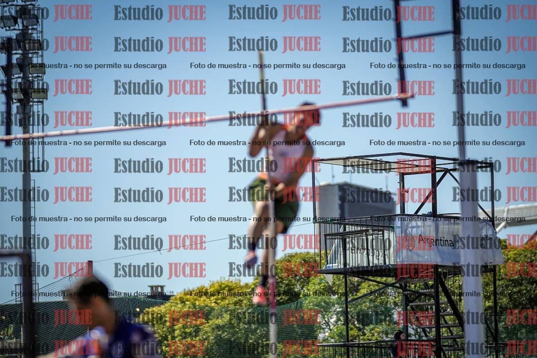 Fotos del salto con garrocha de mujeres y varones