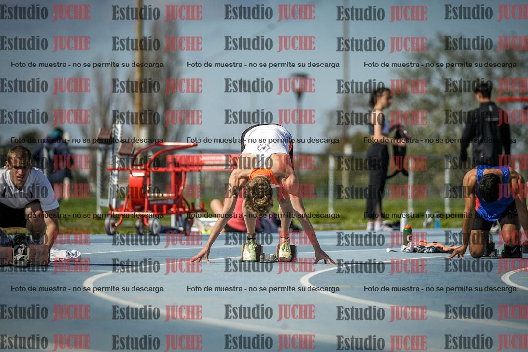 Fotos de los 200 m llanos de varones