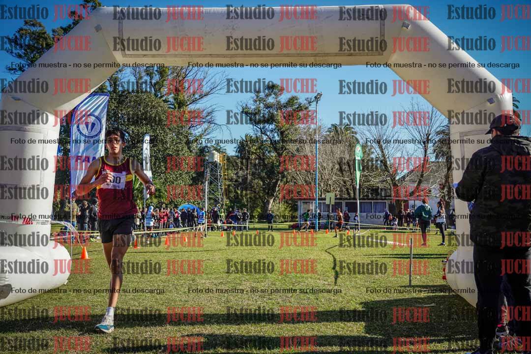 Fotos de la llegada del cross de 4000 m - varones