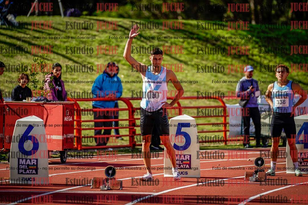 Fotos de los 200 m llanos de varones