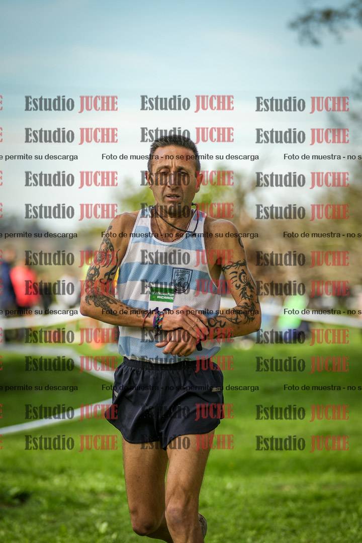 Fotos de la llegada del cross de 4000 m - varones