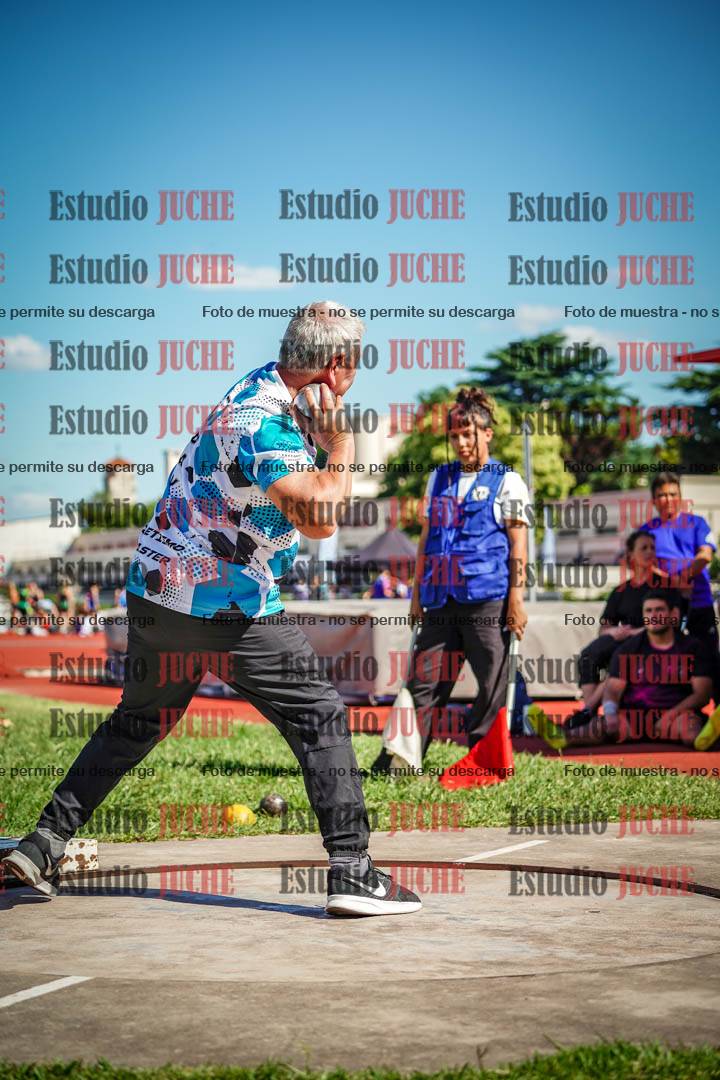 Fotos del lanzamiento de bala de varones