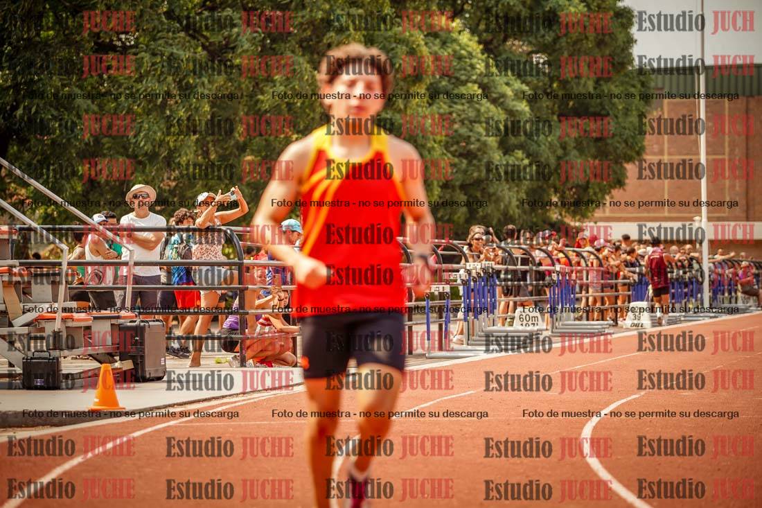 Fotos de los 100 m llanos de varones