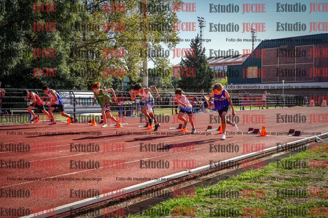 Fotos de los 80 m llanos de varones