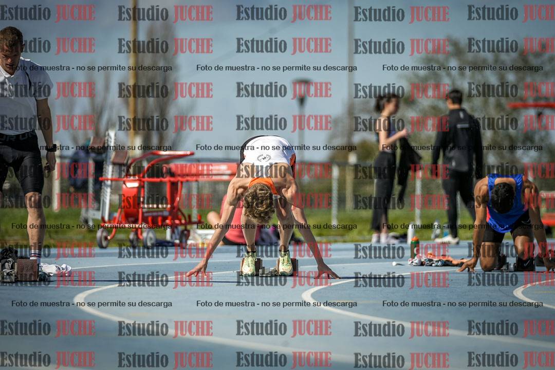 Fotos de los 200 m llanos de varones