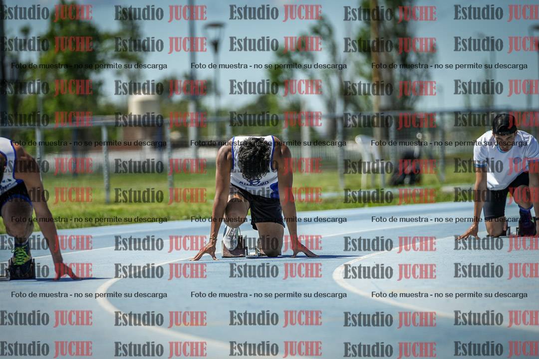 Fotos de los 200 m llanos de varones