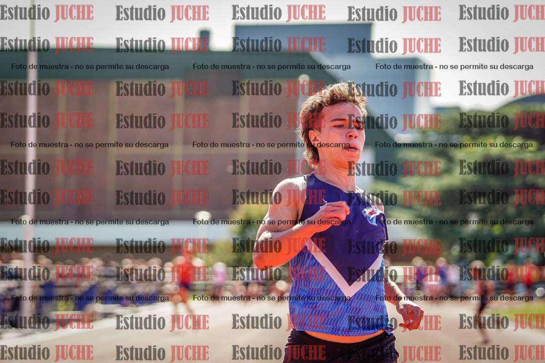 Fotos de los 100 m llanos de varones