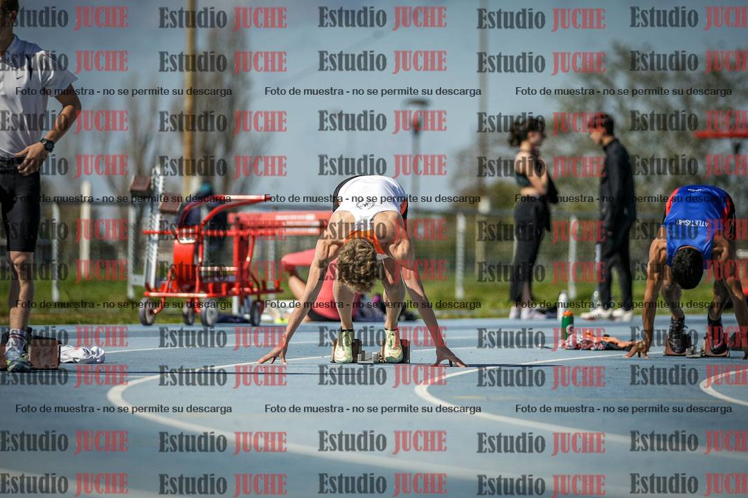 Fotos de los 200 m llanos de varones