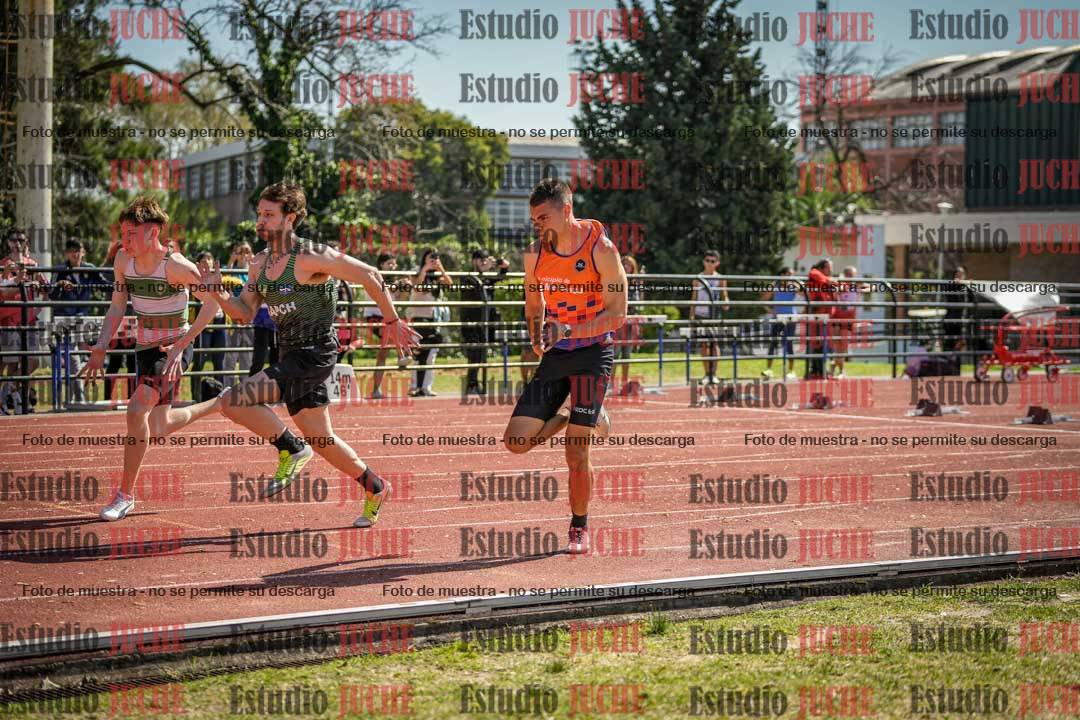 Fotos de los 100 m llanos de varones