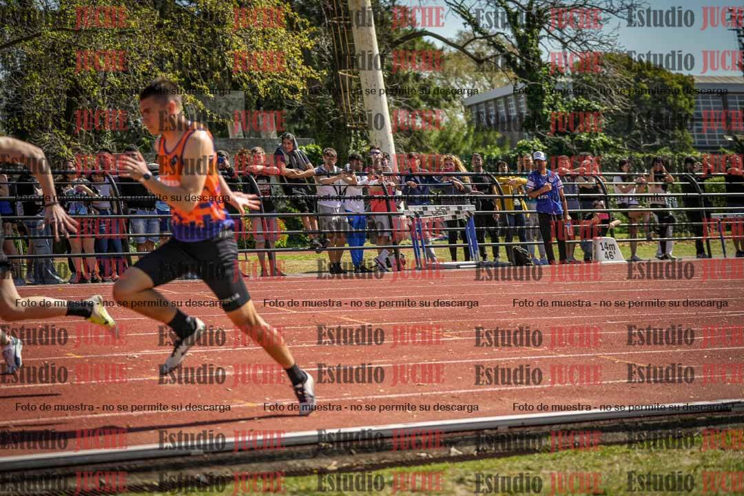 Fotos de los 100 m llanos de varones