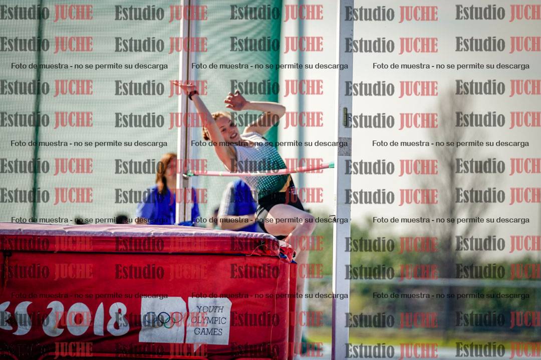 Fotos del salto en alto de mujeres - heptatlón 2