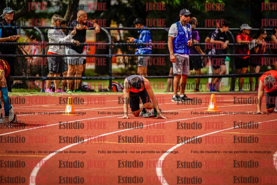 Fotos de los 200 m llanos de varones