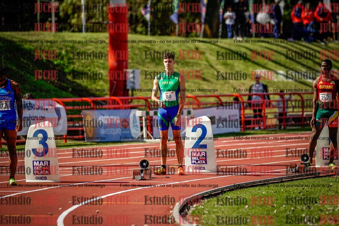Fotos de los 200 m llanos de varones
