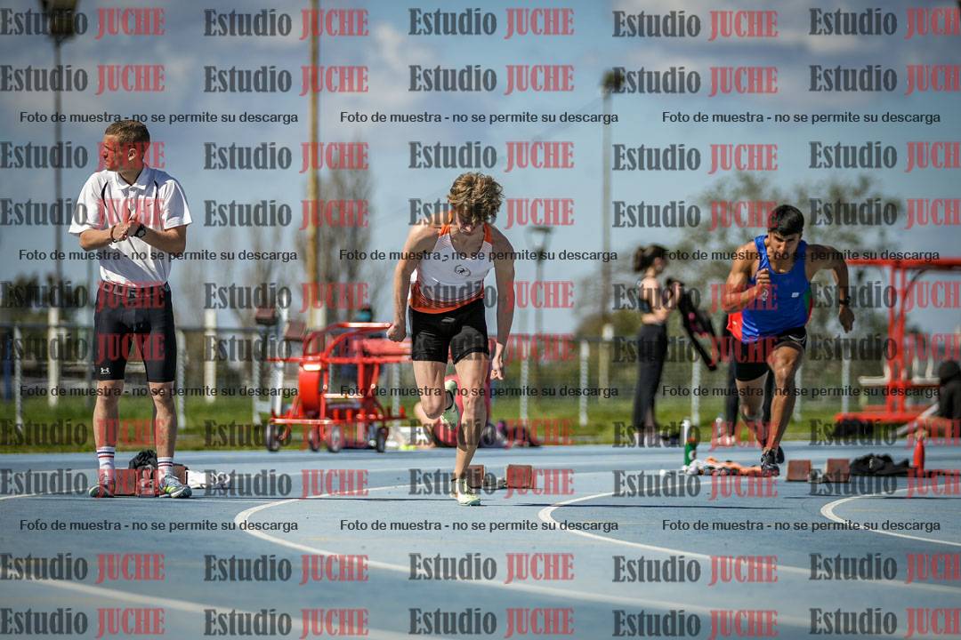 Fotos de los 200 m llanos de varones