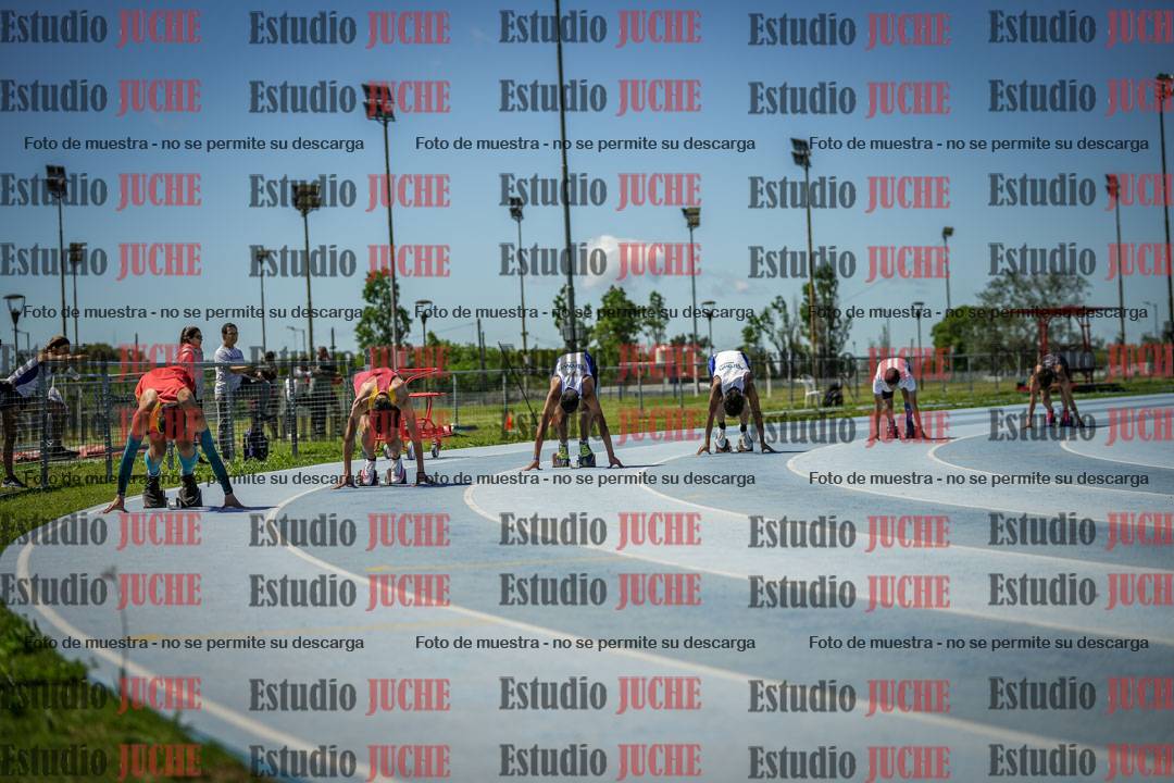 Fotos de los 200 m llanos de varones