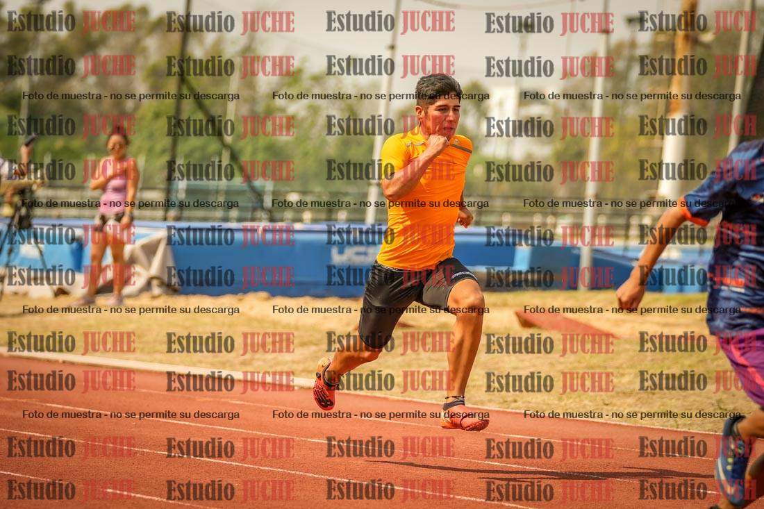Fotos de los 100 m llanos de varones