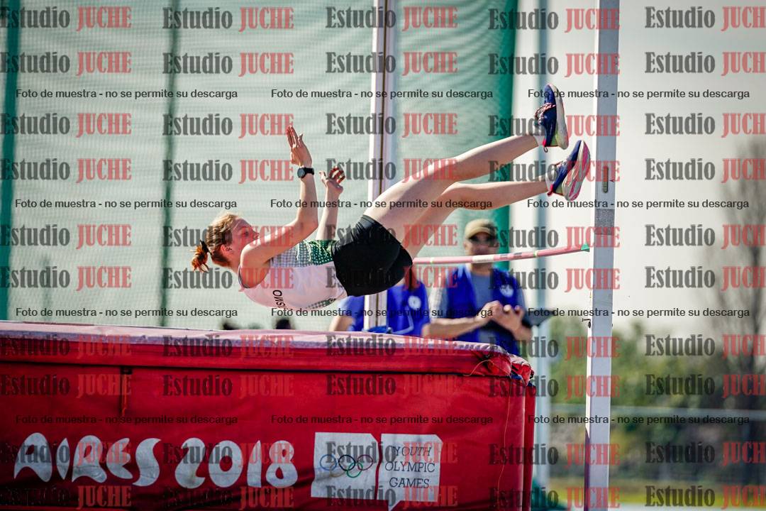 Fotos del salto en alto de mujeres - heptatlón 2