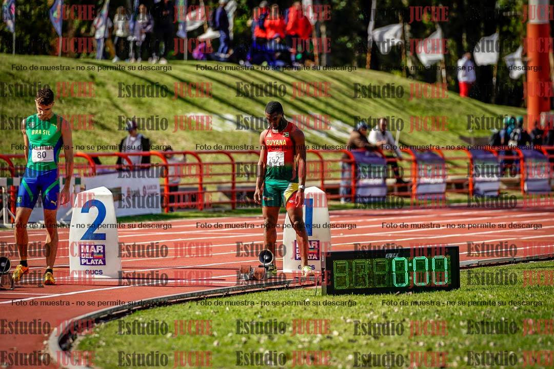 Fotos de los 200 m llanos de varones
