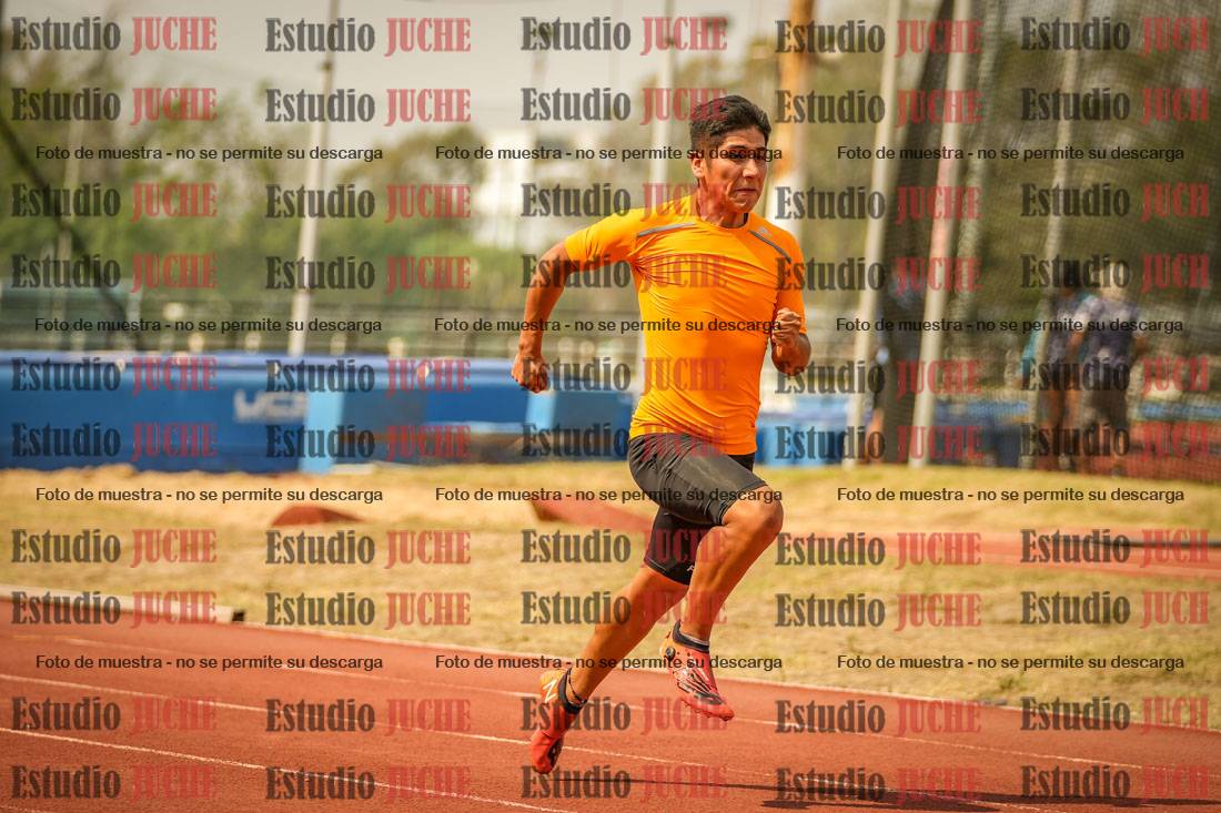 Fotos de los 100 m llanos de varones