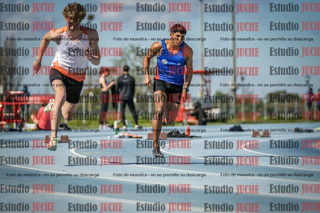 Fotos de los 200 m llanos de varones