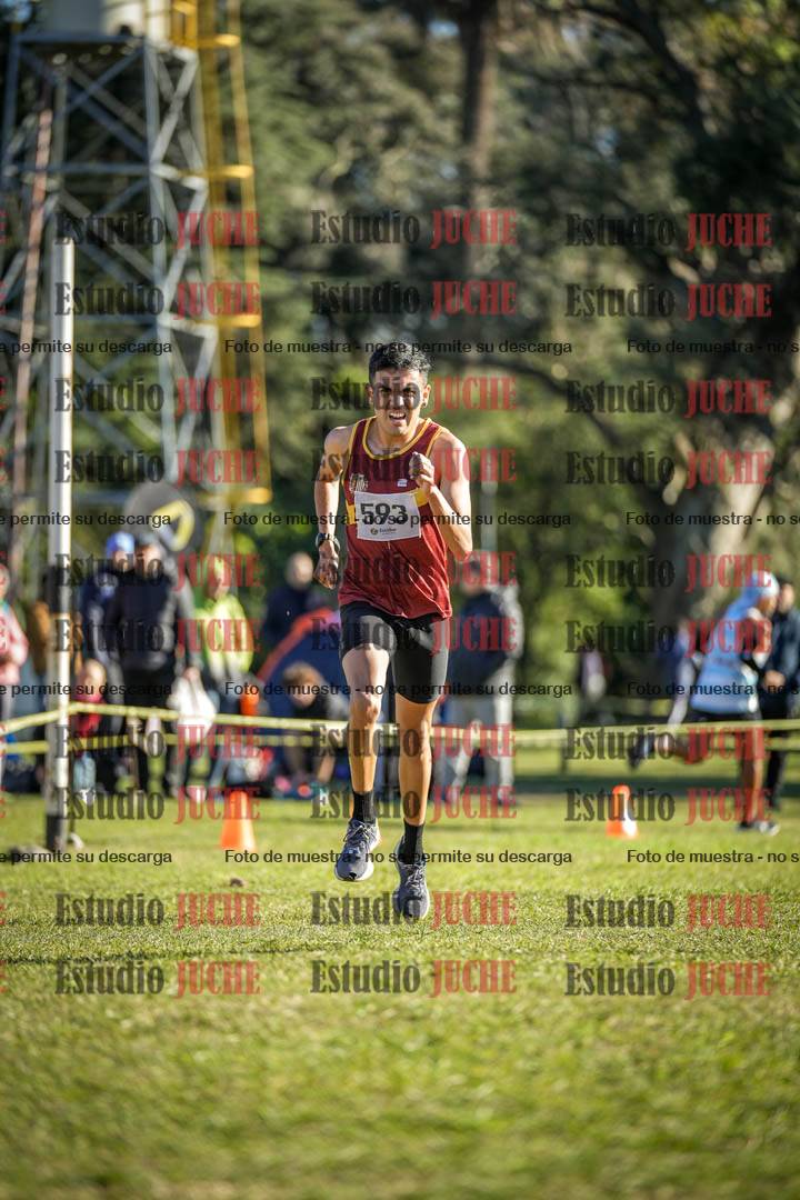 Fotos de la llegada del cross de 4000 m - varones