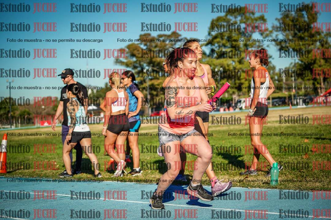 Fotos durante los relevos