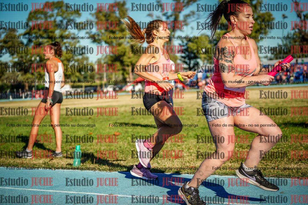 Fotos durante los relevos