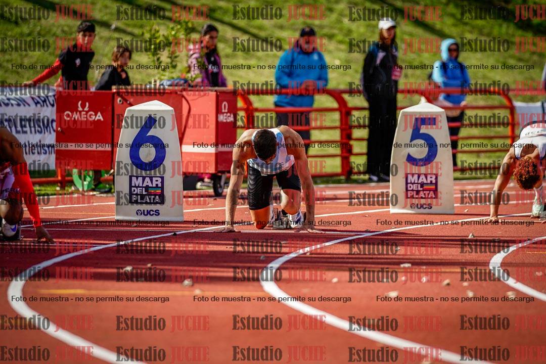 Fotos de los 200 m llanos de varones