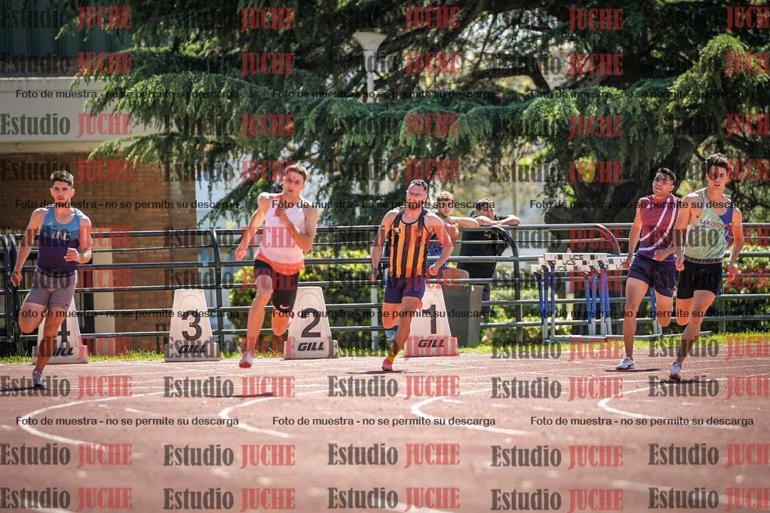 Fotos de los 200 m llanos de varones